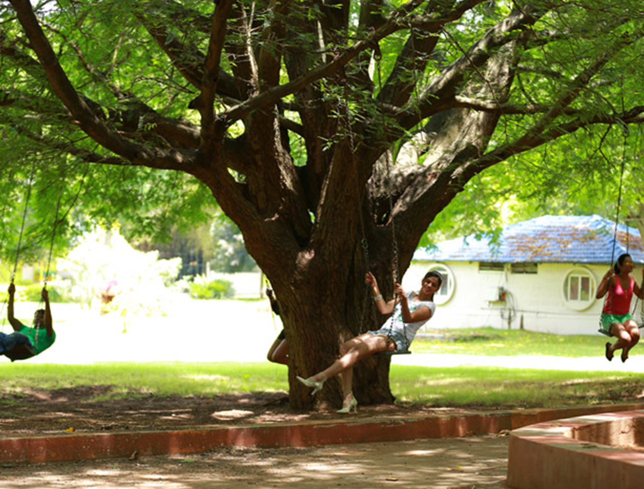 kids enjoying outdoor activities resort Jaladhama