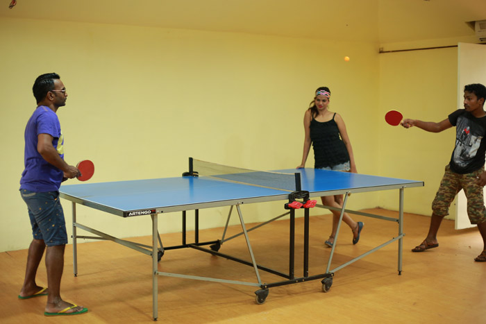 indoor games at resort table tennis Jaladhama